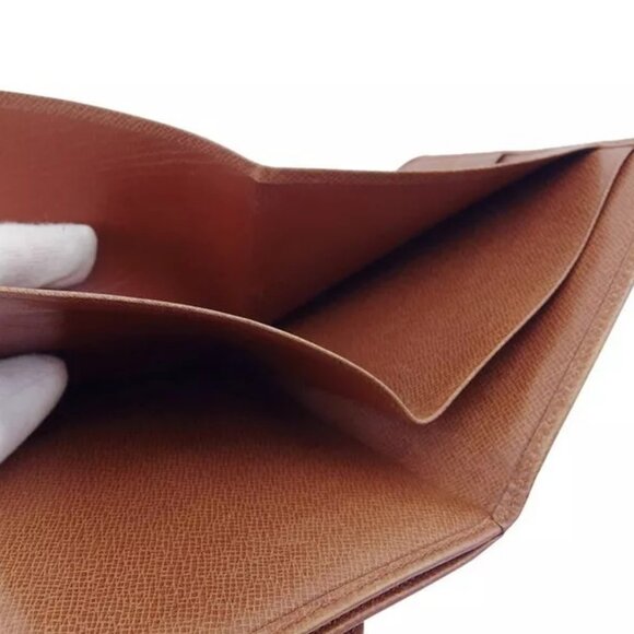 LOUIS VUITTON W hook wallet leather Authentic Used - Picture 6 of 8